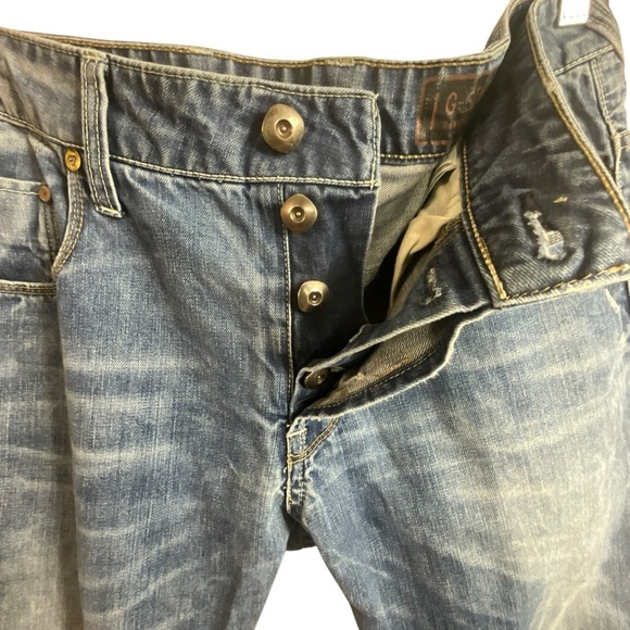 G- Star Raw Heller Men Low Straight Button Fly Jeans - Picture 7 of 13